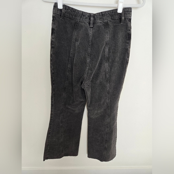 We The Free women's black denim bell bottom flate jeans | size 28 - Picture 3 of 7